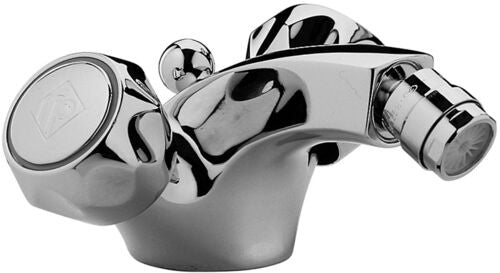 Paffoni Danubio Da135 Gruppo Bidet Scarico Automatico Senza, dettaglio ravvicinato della finitura e del marchio