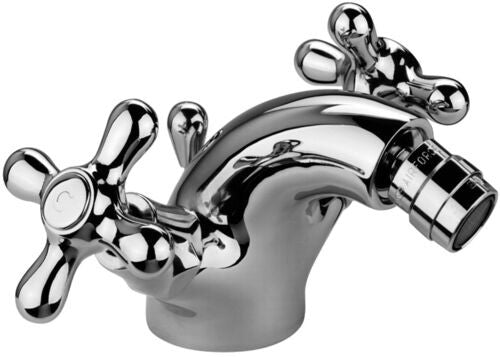Paffoni Iris Irv135 Gruppo Bidet Scarico Automatico senza, dettaglio ravvicinato della finitura e del marchio