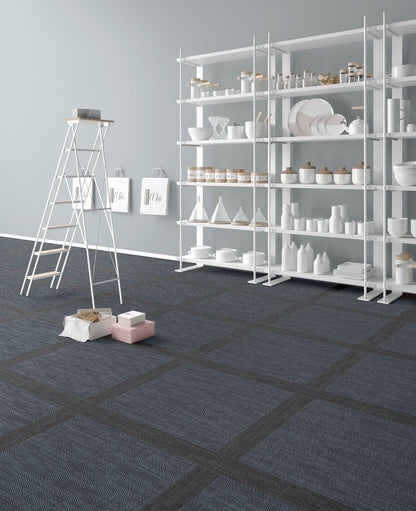 Pavimento rivestimento 90x90 Effetto Tessuto 10 mm Gres Rettificato Denim Digitalart CSADIADE90 Ceramica Sant Agostino