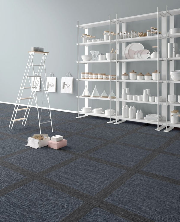 Pavimento rivestimento 90x90 Effetto Tessuto 10 mm Gres Rettificato Denim Digitalart CSADIADE90 Ceramica Sant Agostino