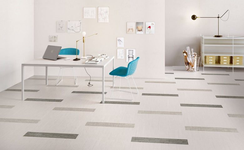 Pavimento rivestimento 90x90 Effetto Tessuto in Gres 10 mm, dettaglio ravvicinato della finitura e delle fughe