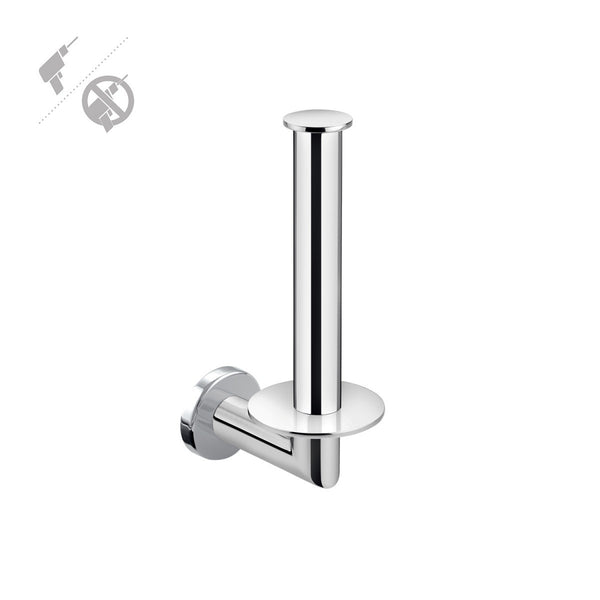 Portarotolo wc Verticale per fissaggio a muro o con adesivo smartfix Cromo Cosmic Architect 2050196D Cromo