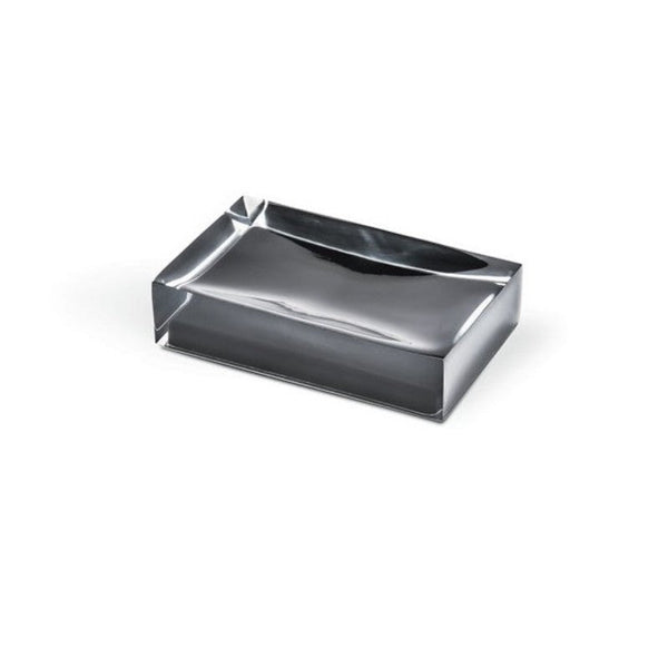 Colombo Cool w4501 Portasapone Da Appoggio In Resina icy montato a parete, vista del design e della finitura - Colombo Design