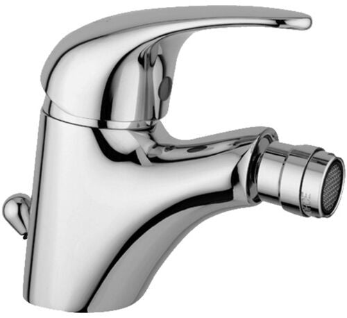 Paffoni Nettuno Due Nd135 Miscelatore bidet con scarico, dettaglio ravvicinato della finitura e del marchio