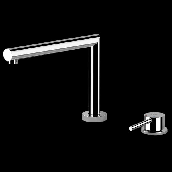 Miscelatore cucina monocomando bocca girevole a scomparsa sotto finestra con comando separato cromo Oxygene 50107 Gessi
