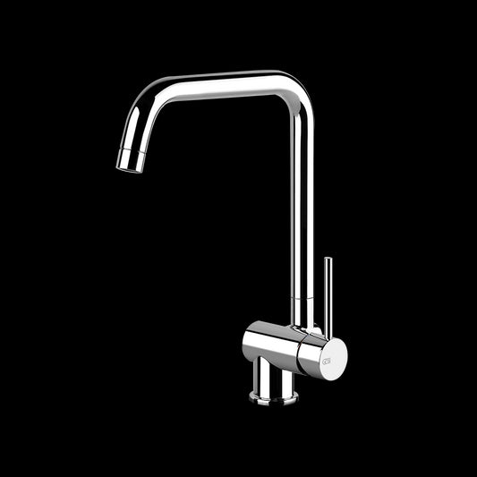 Miscelatore Cucina Monocomando sottofinestra con Canna Girevole Abbattibile Cromo Oxygene 50311 Gessi