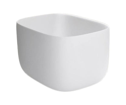 Antonio Lupi Poggio 46x40 Lavabo Da Appoggio In Flumood Bianco