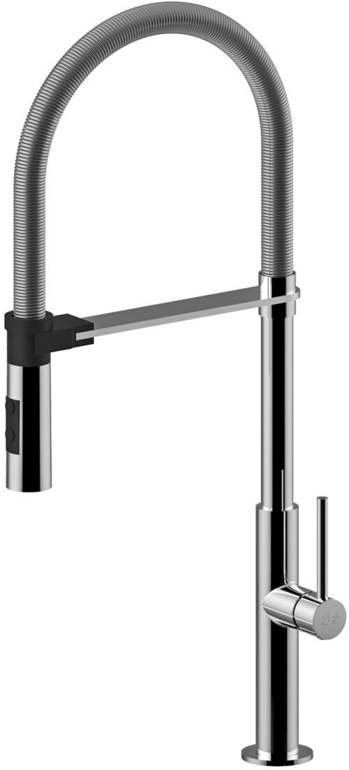 Paffoni Chef Ch179 Professional Miscelatore Lavello Cucina, dettaglio della doccetta estraibile