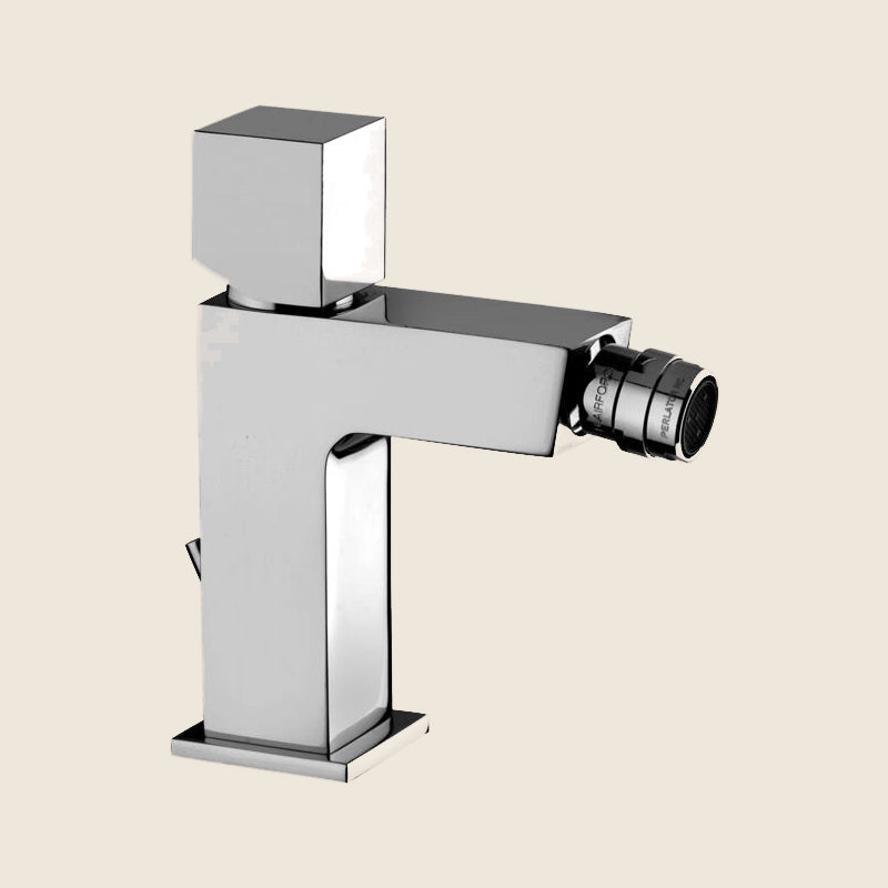 Paffoni Elle Elx135 Miscelatore bidet con Leva a Cubo E Scarico Automatico Cromo