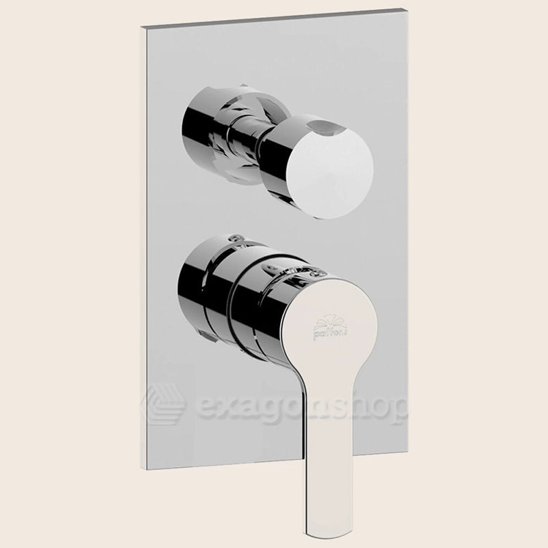 Paffoni West Ws018 Miscelatore Doccia Incasso 2 Utenze Con Deviatore Girevole Cromo