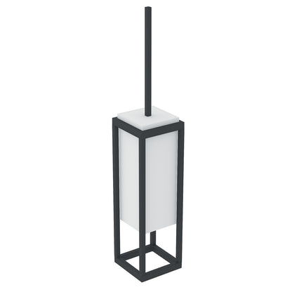 Portascopino wc a pavimento Nero bianco Satinato The Grid 2683600 Cosmic