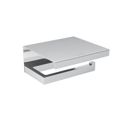 Portarotolo wc Con Coperchio Cromo The Grid 2680159 Cosmic