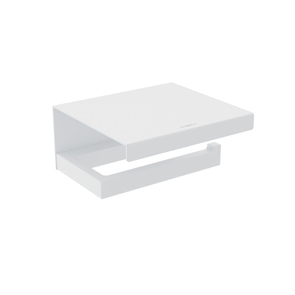 Portarotolo Con Coperchio a parete Bianco Satinato The Grid 2686559 Cosmic