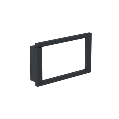 Portasalviette 20 cm ad Anello Nero Satinato The Grid 2683671 Cosmic