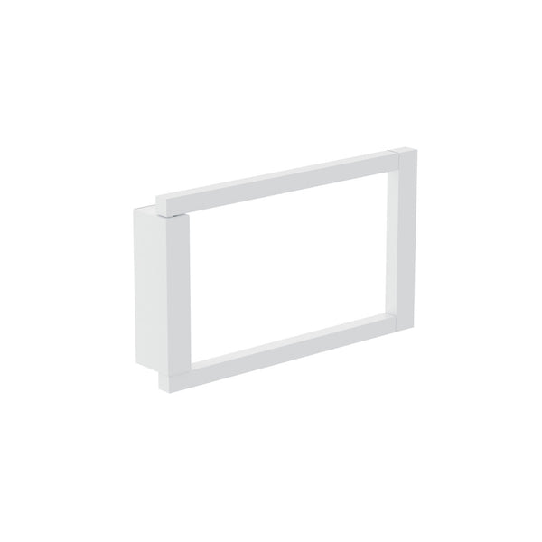 Portasalviette 20 cm ad Anello bianco Satinato The Grid 2686571 Cosmic