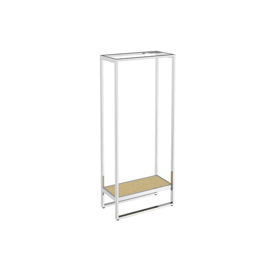 Piantana Portasalviette a pavimento Cromo Rovere Chiaro The Grid 7001194 Cosmic