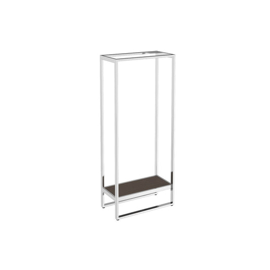 Piantana Portasalviette a pavimento Cromo Rovere scuro The Grid 7001195 Cosmic