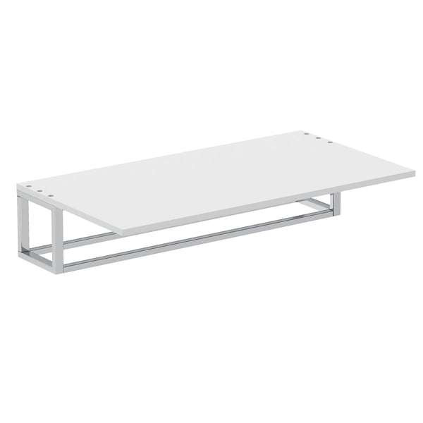 Portasalviette 55x30x12 con mensola Bianco Satinato The Grid 2686568 Cosmic