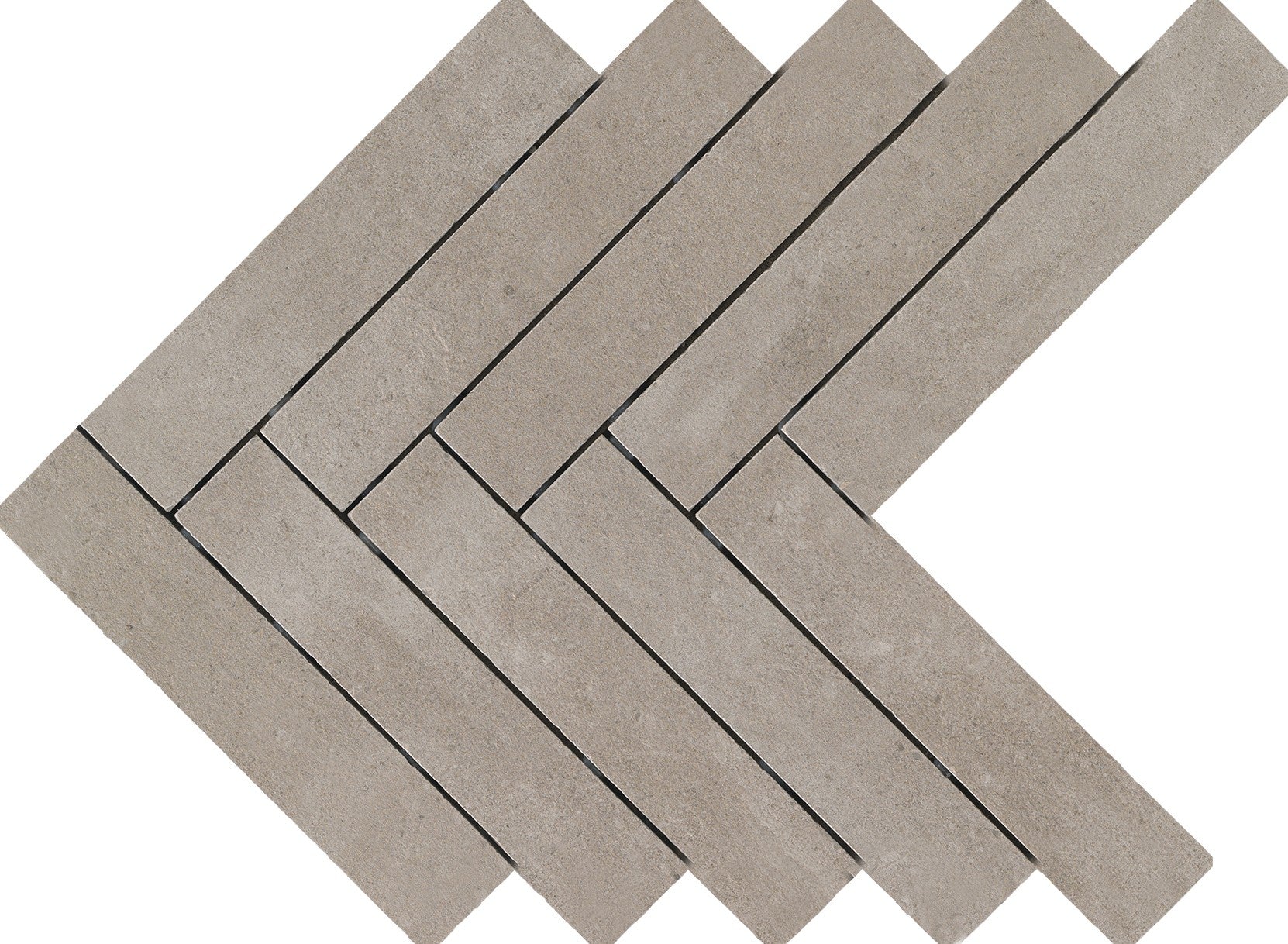 Pavimento rivestimento 44.9x61.6 calce mosaico spina di in porcellana, superficie e texture ravvicinata del gres