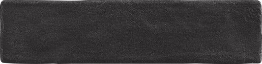 Pavimento Rivestimento 7x28 effetto mattone 9 mm in gres porcellanato nero Ragno Calce 00R02V50