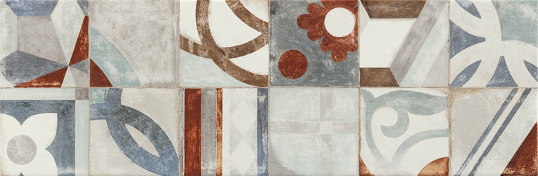 Rivestimento 25x76 in pasta bianca 9 mm fancy Latte, superficie e texture ravvicinata del gres