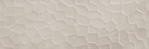 Rivestimento 40x120 effetto cemento Rettificato 6 mm in pasta bianca calce arte 3d Ragno Terracruda 00R65705
