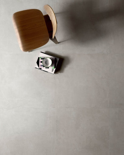 Pavimento Rivestimento 90x90 Cm Effetto Cemento In Gres Porcellanato Pearl Ceramica Sant Agostino Set Concrete CSASCPEA90