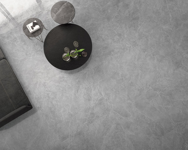 Pavimento Rivestimento 120x120 Cm Effetto Marmo Grigio Savoia Ceramica Sant Agostino Themar CSAGSA1212