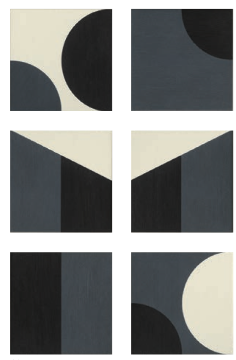 Puzzle Comb Graphic Anglesey 25x25, superficie e texture ravvicinata del gres - Ceramiche Mutina