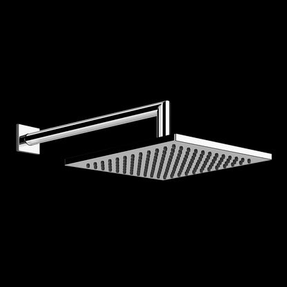 Soffione Doccia 20x20 con braccio a Parete orientabile Anticalcare Cromo Shower 472860 Gessi Emporio