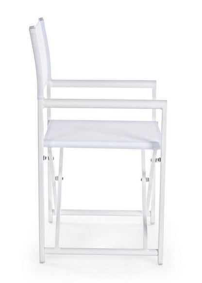 Andrea bizzotto Taylor sedia regista pieghevole bianco 0662083