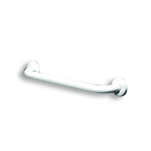 Classic Maniglia Sicurezza Lineare 30cm Bianco Nylon montato a parete, vista del design e della finitura - Goman