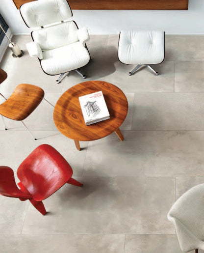 Cerim Maps Pavimento Rivestimento 80x80 Cm 10mm Effetto Cemento In Gres Porcellanato Smaltato Light Grey