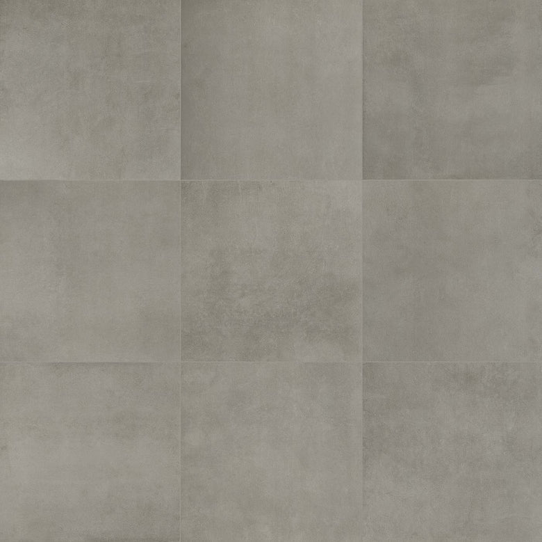 Industrial Steel 6mm 120x120 Ret in ambientazione completa, vista d'insieme della stanza - Florim Ceramiche
