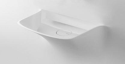 Antonio Lupi Design Soffio Lavavo Da Incasso Parete In Corian Bianco