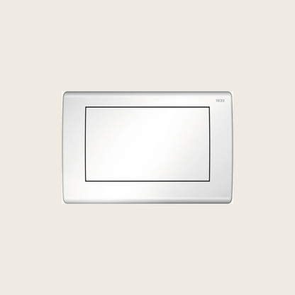 Tece teceplanus 9240314 placca wc con pulsante singolo acciaio bianco lucido