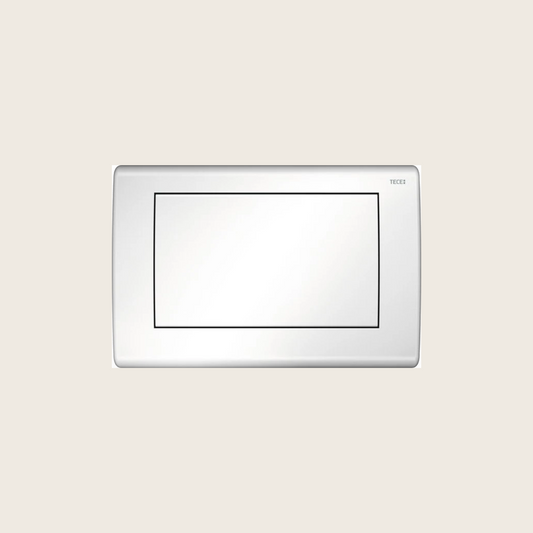 Tece teceplanus 9240314 placca wc con pulsante singolo acciaio bianco lucido