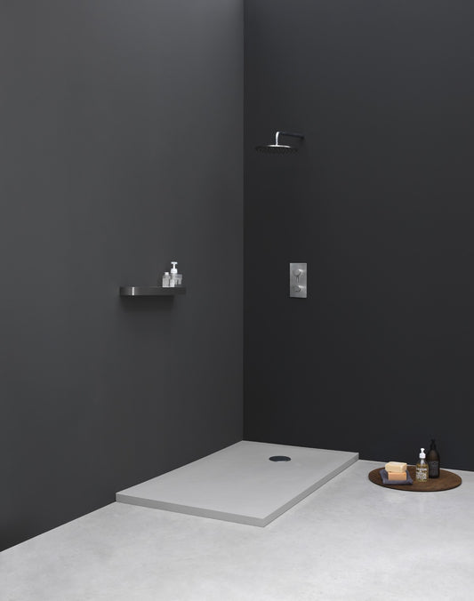 Plaid Piatto Doccia  80x120x3 in Ecobiosolid Bianco Matt
