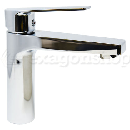 Bridge coppia miscelatori monocomando per lavabo e bidet cromo
