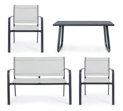 Andrea Bizzotto Arent salotto da Giardino Bianco Antracite 0662999