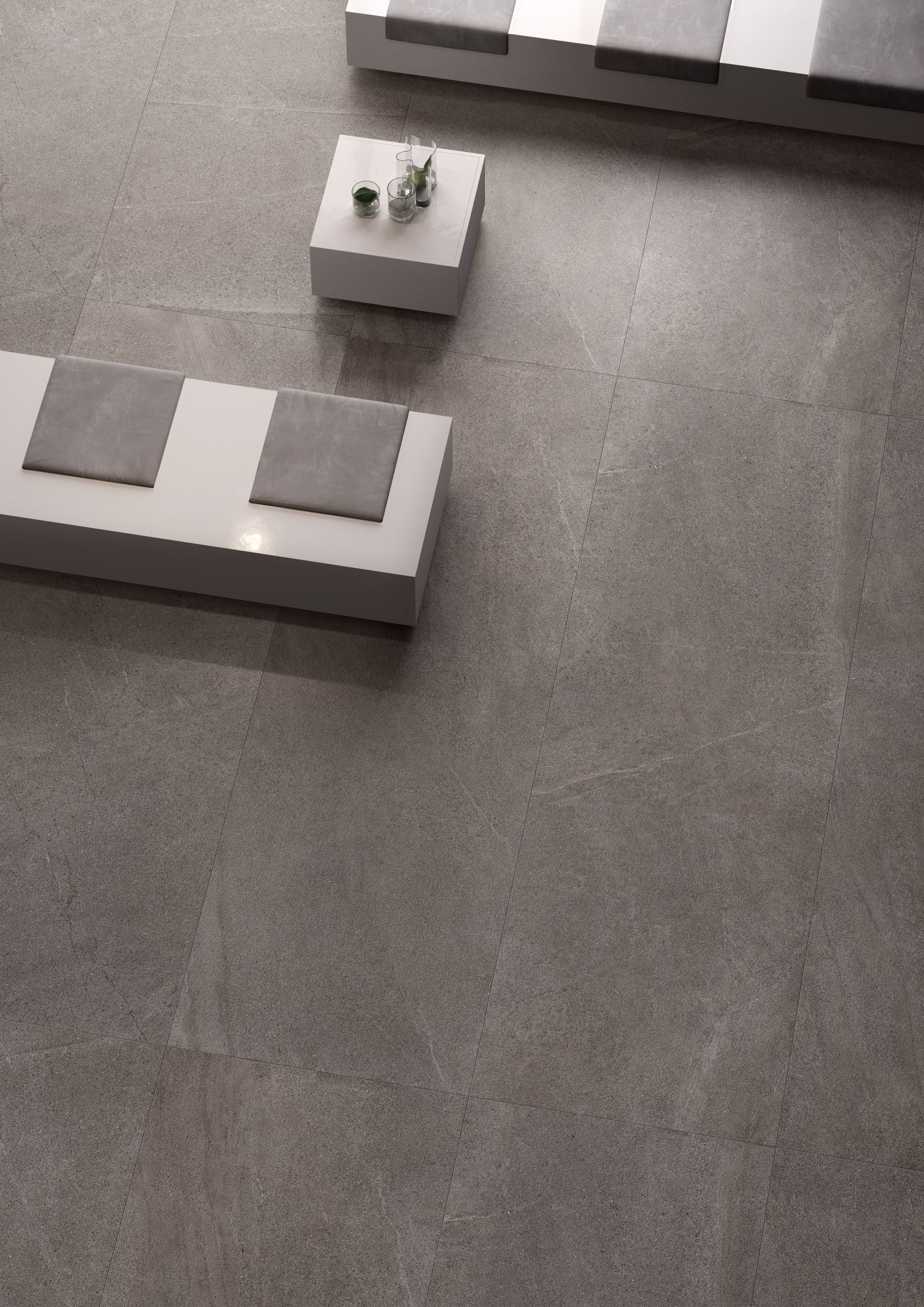 Cotto D'Este Kerlite Limestone 5 Plus Pavimento, dettaglio ravvicinato della finitura e delle fughe - Cotto D Este Nuove...