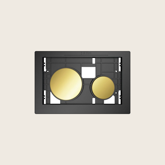 Tece teceloop 9240668 pulsantiera per scarico wc oro