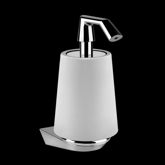 Dispenser porta sapone liquido a Muro cromo Cono 45413 Gessi