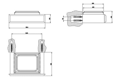 Porta Sapone A Muro cromo Eleganza 46401 Gessi