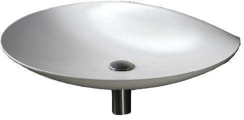 Antonio Lupi Venere Lavabo 53x72 Parete In Flumood bianco ambientato su piano bagno con accessori - Antonio Lupi Design