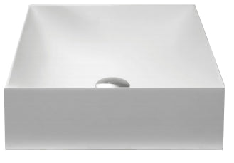 Antonio Lupi Stratos1 Lavabo quadrato 40x40x12,5 cm In Flumood