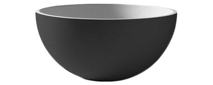 Antonio Lupi Design Urnamood Lavabo 50 cm Da Appoggio In Flumood Verniciato Nero