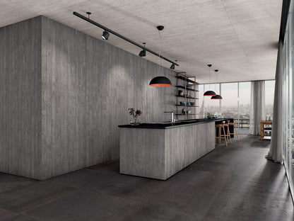 Cotto D'Este Kerlite Cement Project 5 Plus Pavimento Rivestimento 50x150 Cm In Porcellanato Ceramico Sottile Color 30 Work