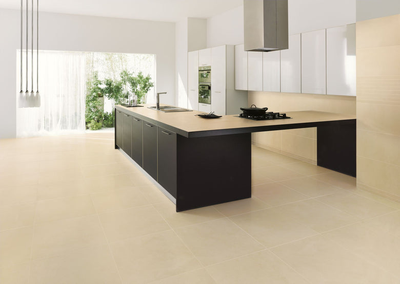Cotto D'Este Kerlite 5 Plus Elegance Pavimento Rivestimento in ambientazione completa, vista d'insieme della stanza...