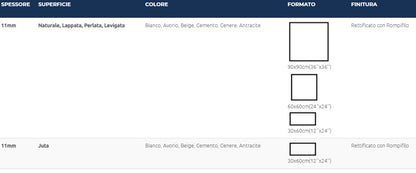 Pavimento Rivestimento 30x60 spessore 11 10 mm Lappato Rettificato Bianco Blutech BG-BT35 Blustyle